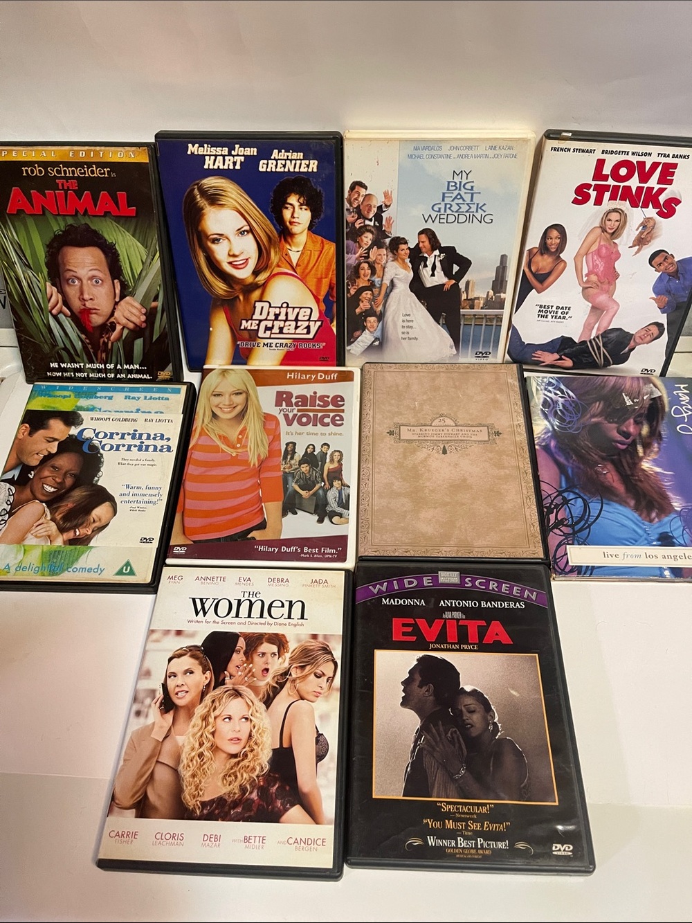 Collection of 10 assorted DVD’s